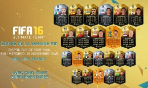 Lire la suite à propos de l’article Equipe de la semaine 10 FUT 16